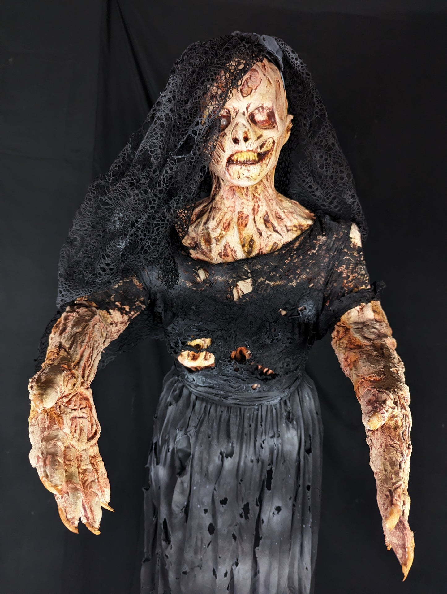 Burned Woman "Widow" Standing