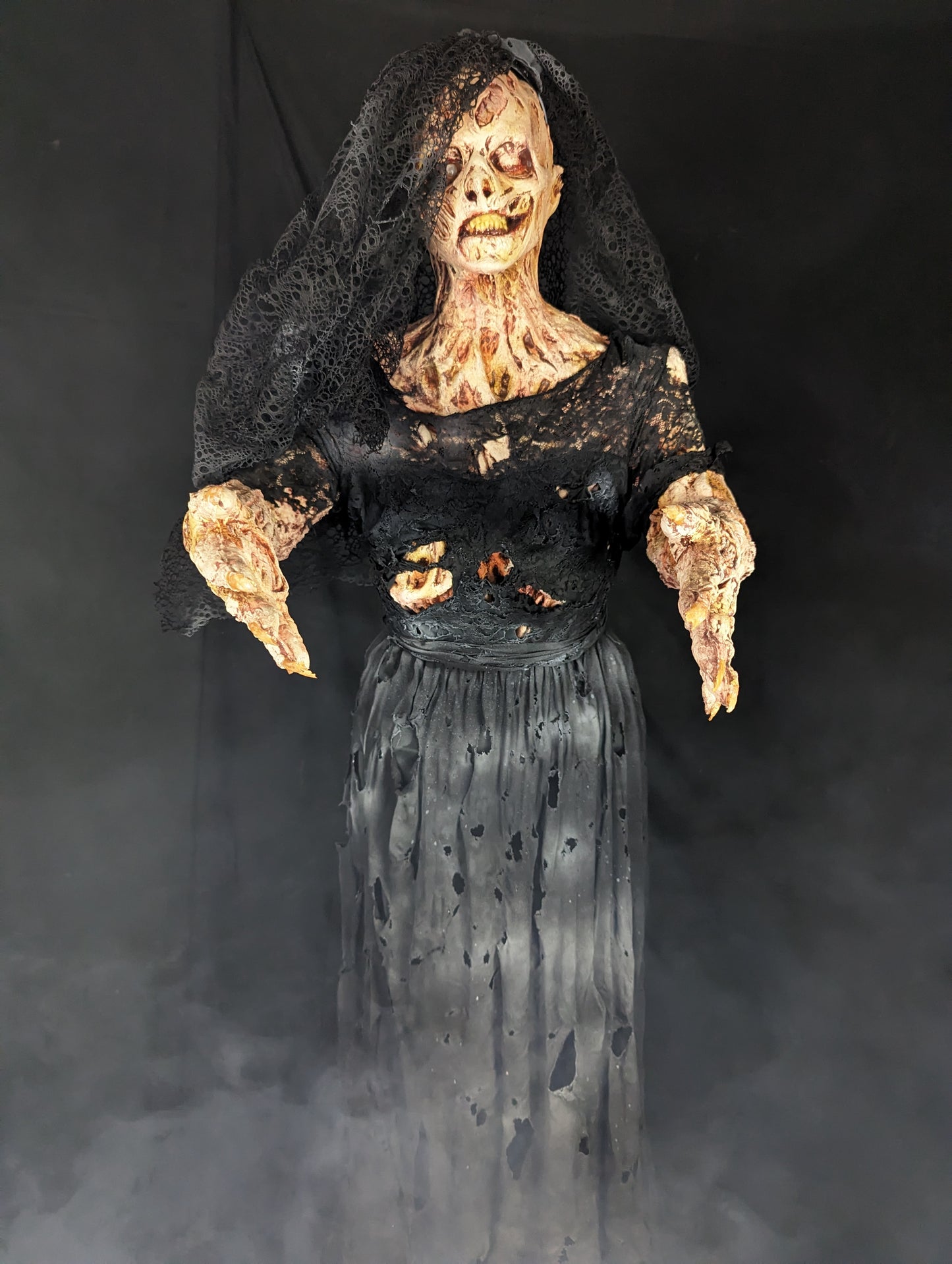 Burned Woman "Widow" Standing